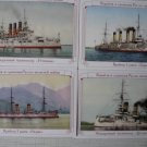 Russo-Japan War 1904-05:Ships/Battles.9 postcards SET 3