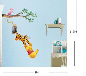 home sticker for children room "  Winne pooth "