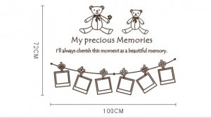 home sticker for children room " Frame photo"