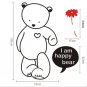 home sticker for children room " Winne pooth"