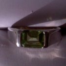 Sterling Peridot Ring   R-1058