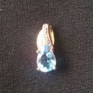 Blue Topaz Pendant  P-2119
