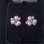 three pearl earrings  ER-0238