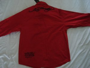 ED Hardy mens long sleeve dress shirt XXL