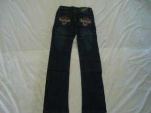 ED Hardy womens long jeans pants SIZE 28