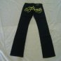 ED Hardy womens long jeans pants SIZE 28