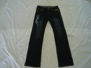 ED Hardy womens long jeans pants SIZE 30