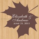 Dance Floor Decals Fall Autumn Leaf