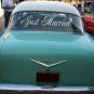 Simple Wedding Getaway Car Decals