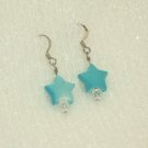 Baby blue star earring