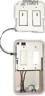 X10 Pro PTB01 Dual Snap-In Switch Bracket for Outdoor Mechanical Time Boxes