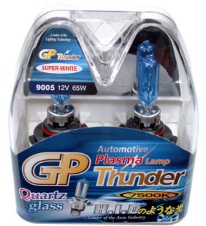 9005 HB3 Super White 7500K GP Thunder Xenon Plasma Head / Fog Light Bulbs