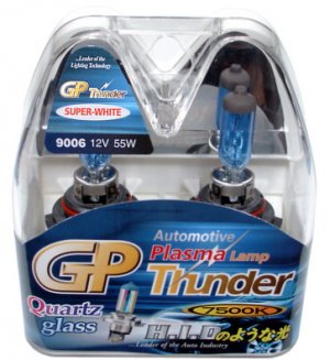 9006 HB4 Super White 7500K GP Thunder Xenon Plasma Head Light Bulbs