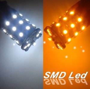 GP Thunder 3157 3457 3057 Switchback 60 LED White/Amber Turn Signal Light Bulbs