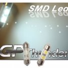GP Thunder 31mm 1031 DE3175 DE3425 Super White 2-SMD LED Doom Door Light Bulbs NEW