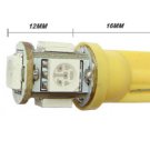 194 GP Thunder 168 2825 T10 5050 SMD 5LED Super Amber tag Light Bulbs