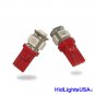 194 GP Thunder 168 2825 T10 5050 SMD 5LED Super RED tag Light Bulbs