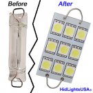 GP Thunder 1142 211-2 561 562 564 44mm 9-SMD LED Amber Rigid Loop Light Bulb