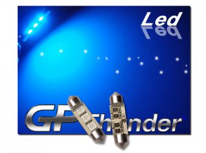 GP Thunder No Error 1039 6418 6423 Blue Canbus SMD 5050 LED Festoon Light Bulbs