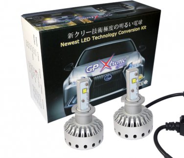 GP Xtreme H3 8000LM Lumen LED CREE XHP50 Kit Super White Headlamp Fog Light Day Time Running
