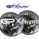 Pair of GP Xtreme 7" Conversion Head lights Seal Beam H6014 Angel Eyes