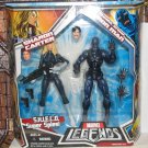 MARVEL LEGENDS TOYS R US EXCLUSIVE STEALTH ARMOR IRON MAN & SHARON CARTER ACTION FIGURE 2 PK HASBRO