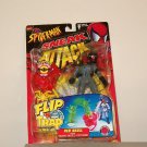 SPIDER-MAN SNEAK ATTACK FLIP 'N TRAP RED SKULL ACTION FIGURE 1998 TOYBIZ SPIDERMAN