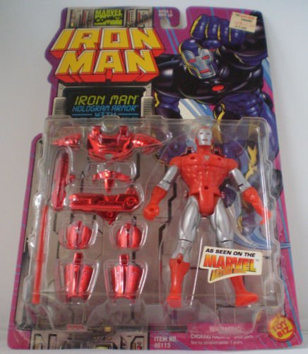 IRON MAN ANIMATED SERIES IRON MAN ACTION FIGURE WITH HOLOGRAM