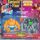 FANTASTIC FOUR & IRON MAN ANIMATED THING / WAR MACHINE ACTION FIGURE 2 PACK 1995 TOYBIZ WALMART EXCL FANTASTIC FOUR & IRON MAN ANIMATED THING / WAR MACHINE ACTION FIGURE 2 PACK 1995 TOYBIZ WALMART EXCL