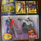 LEGENDS OF BATMAN PIRATE BATMAN & PIRATE TWO FACE ACTION FIGURE 2 PACK 1995 KENNER HASBRO