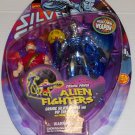 SILVER SURFER COSMIC POWER ALIEN FIGHTERS & PIP TROLL PURPLE BUBBLE ACTION FIGURE 1998 MARVEL TOYBIZ