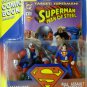SUPERMAN MAN OF STEEL FULL ASSAULT SUPERMAN VS MASSACRE ACTION FIGURE 2 PACK 1995 KENNER HASBRO