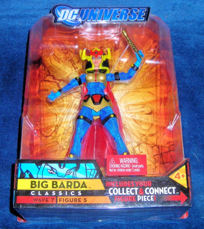 DC UNIVERSE CLASSICS BIG BARDA 6 INCH ACTION FIGURE ATOM SMASHER SERIES WAVE  7 MATTEL 2008