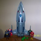 JUSTICE LEAGUE LOOSE JAVELIN 7 W/ SUPERMAN BATMAN FLASH & GREEN LANTERN 1ST RELEASE 2003 MATTEL