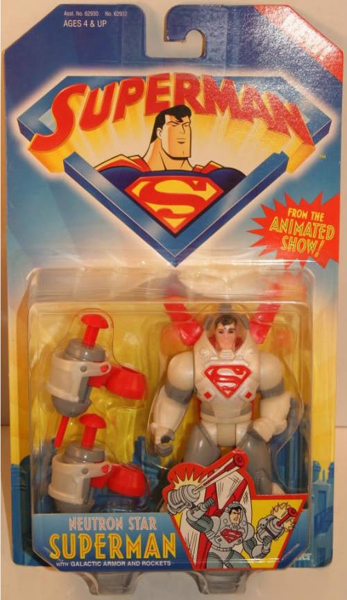 Superman Quick Change Animated Show Action Figure 1996 Kenner 62932 for sale online 