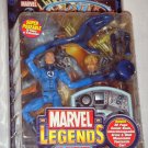 MARVEL LEGENDS SERIES 5 MR FANTASTIC FIGURE REED RICHARDS W/ DISPLAY STAND BASE WALL MOUNT & COMIC