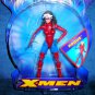 MARVEL LEGENDS X-MEN CLASSICS X-TREME POSEABLE ROGUE ACTION FIGURE LONG HAIR GLASSES 2006 TOYBIZ