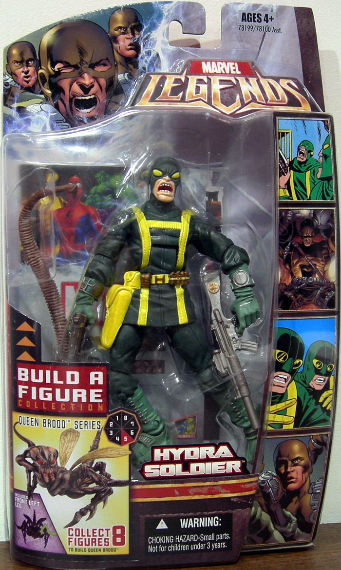 Marvel Legends Hydra Soldier Action Figure BAF Queen Brood Series 2007 for sale online