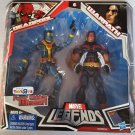 MARVEL LEGENDS TOYS R US EXCLUSIVE BLUE DEADPOOL & WARPATH ACTION FIGURE 2 PACK HASBRO TRU MARVEL LEGENDS TOYS R US EXCLUSIVE BLUE DEADPOOL & WARPATH ACTION FIGURE 2 PACK HASBRO TRU