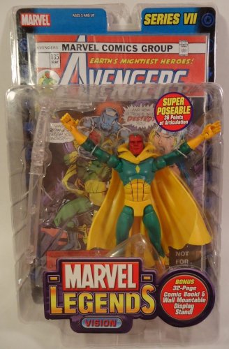 MARVEL LEGENDS SERIES WAVE 7 VII VISION ACTION FIGURE 2004 AVENGERS TOYBIZ BRAND NEW UNOPENED