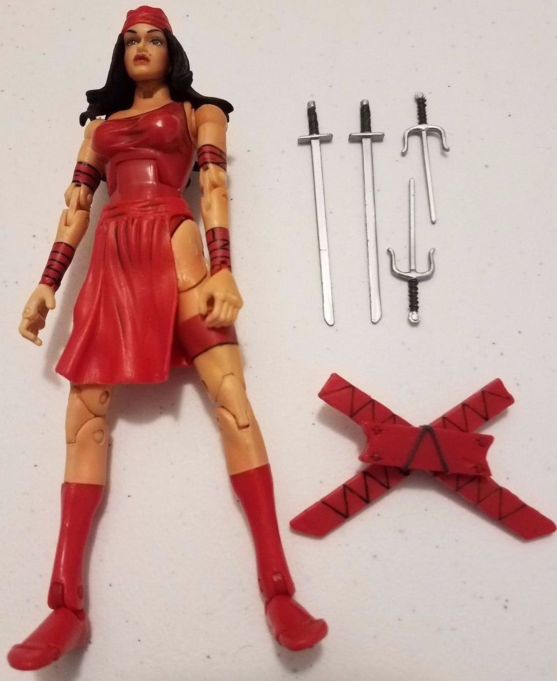 MARVEL LEGENDS SERIES WAVE 4 LOOSE ELEKTRA ACTION FIGURE ONLY 2003