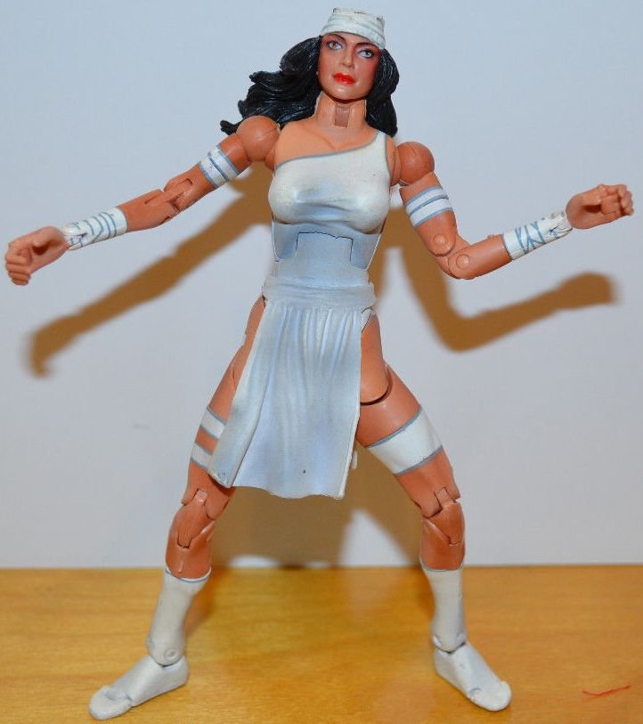 Marvel Legends Universe Electra Toybiz 6" Loose Figure Variant White Rare Nice