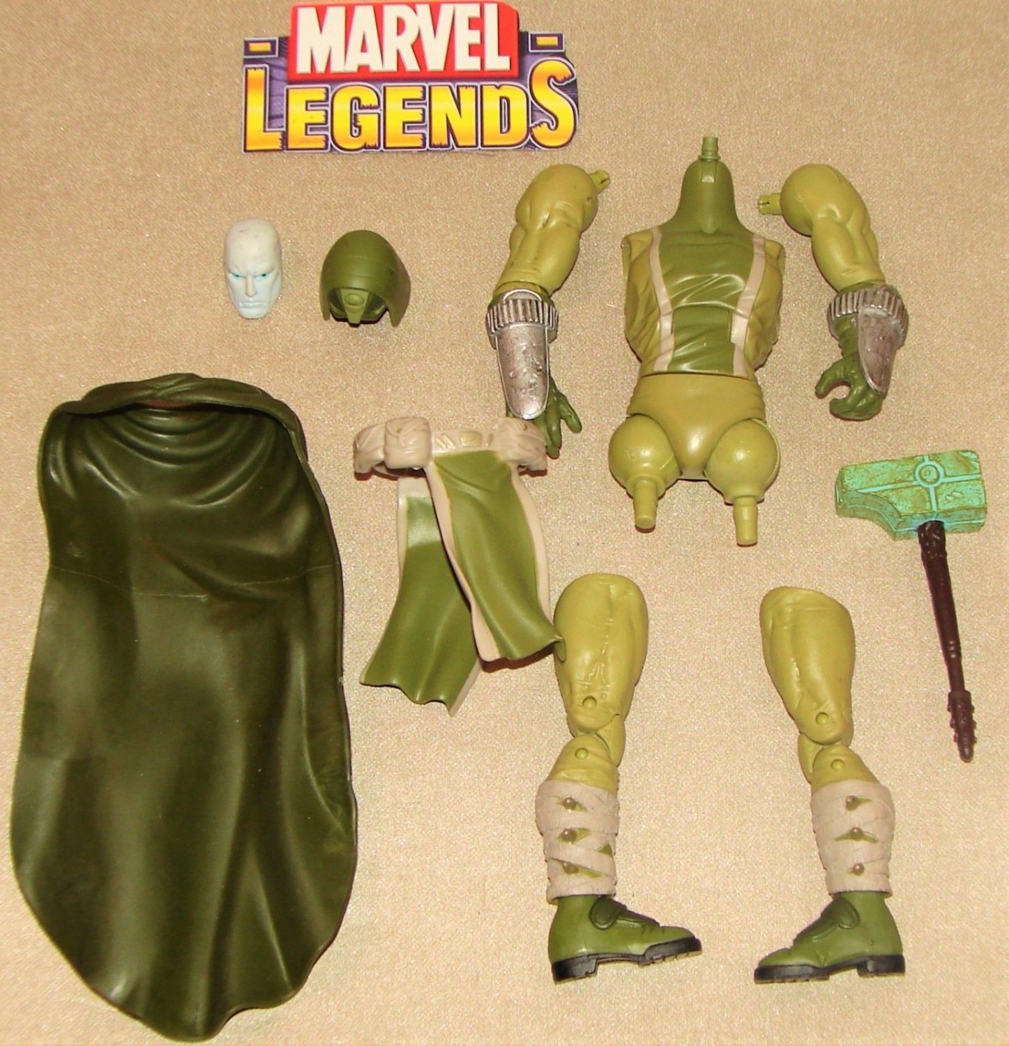 MARVEL LEGENDS WALMART EXCLUSIVE RONAN THE ACCUSER BUILD A FIGURE ONLY ...