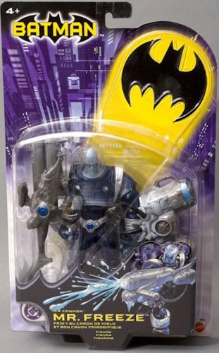 BATMAN DC SUPERHEROES ICE CANNON MR FREEZE 6 INCH ACTION FIGURE 2003 MATTEL WITH GOGGLES VARIANT NEW