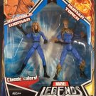 MARVEL LEGENDS FANTASTIC FOUR INVISIBLE WOMAN & HUMAN TORCH 2 PACK HASBRO CLASSIC COLORS MARVEL LEGENDS FANTASTIC FOUR INVISIBLE WOMAN & HUMAN TORCH 2 PACK HASBRO CLASSIC COLORS