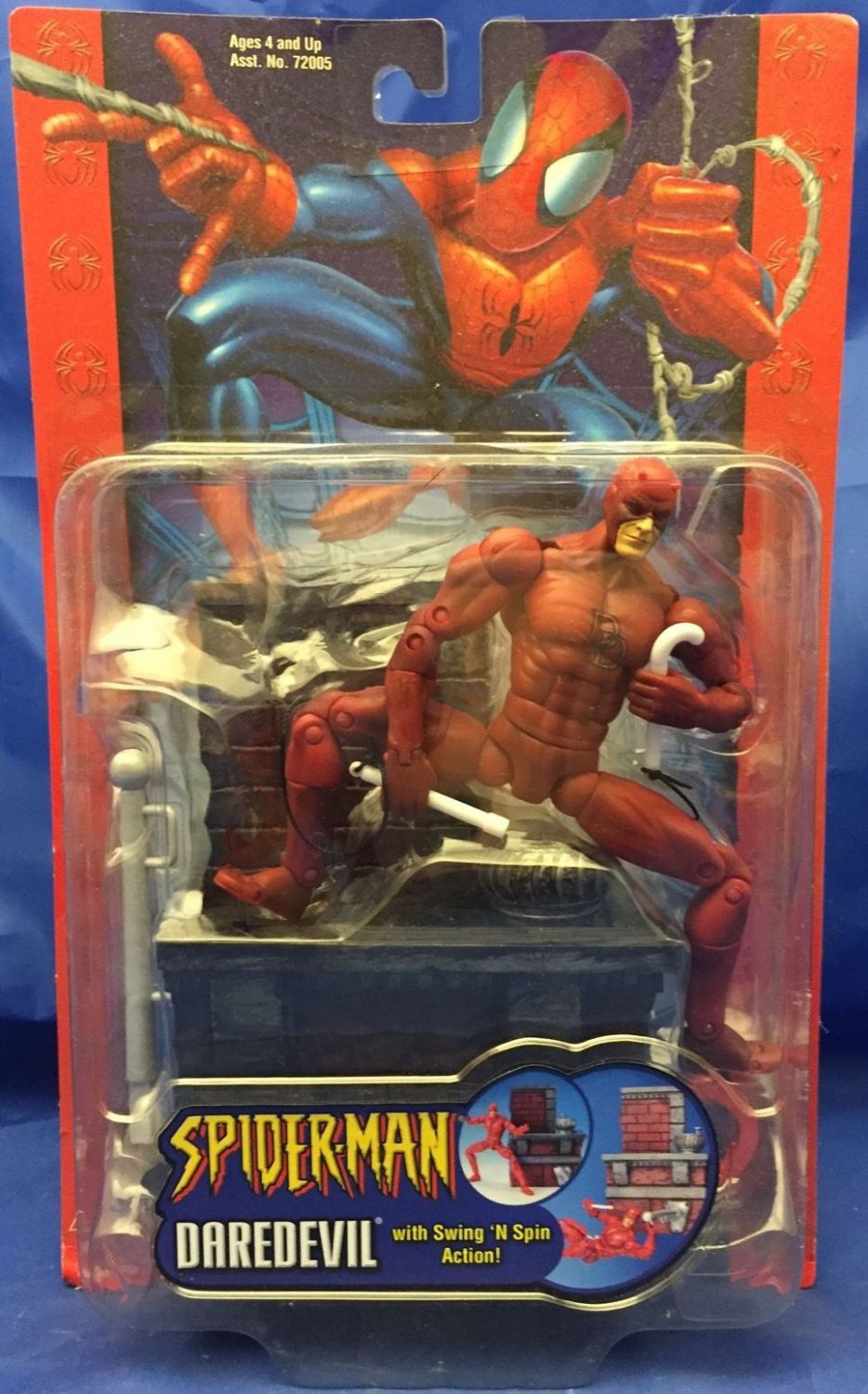 MARVEL LEGENDS SPIDER-MAN CLASSICS DAREDEVIL SWING 'N SPIN ACTION ...