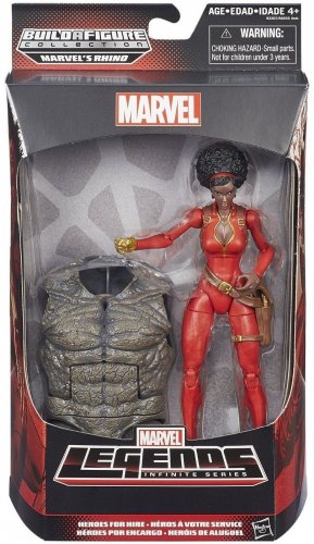 MARVEL LEGENDS SPIDER-MAN INFINITE SERIES MISTY KNIGHT FIGURE RHINO WAVE 2015 HASBRO HEROES FOR HIRE