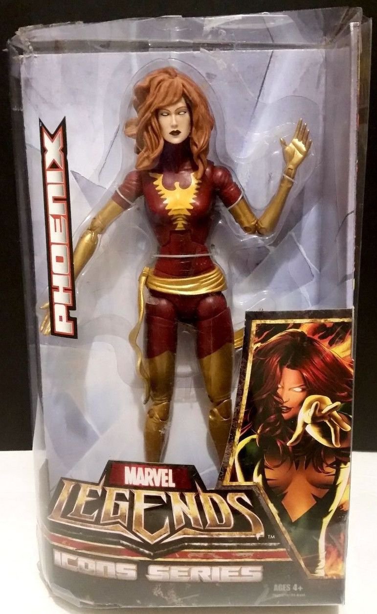 2006 Red Outfit Phoenix X3 Jean Grey 6" Hasbro Movie Action Figure Marvel X-Men 
