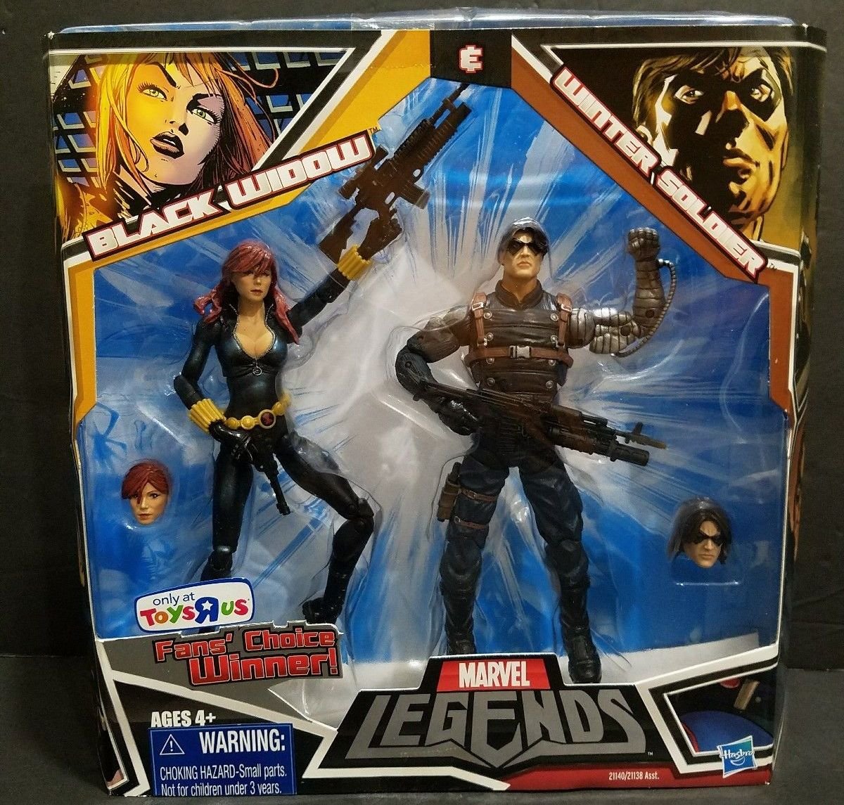 Toys R Us exclusive 2 packs Marvel Legends Hasbro 6" 