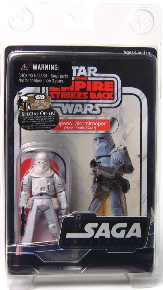 STAR WARS IMPERIAL SNOWTROOPER ACTION FIGURE VINTAGE SAGA